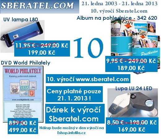 10. výročí portálu Sberatel.com