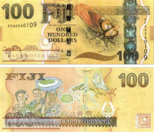 Fidži – polymerové bankovky