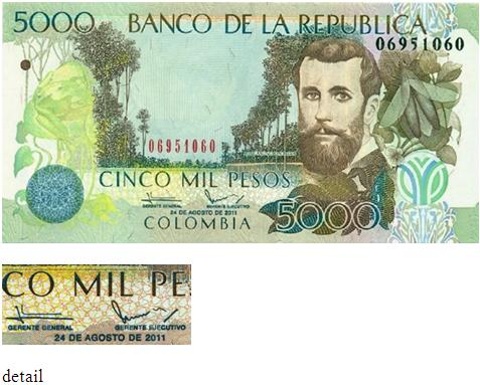 Kolumbie 2000 pesos - 1996 až 2011